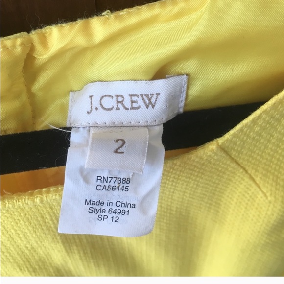 J Crew yellow dress - Picture 3 of 3